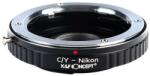 K&F Concept Adaptor montura K&F Concept C/Y-Nikon cu sticla optica de la Contax Yashica la Nikon KF06.081