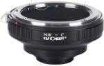 K&F Concept Adaptor montura K&F Concept Nik-C de la Nikon F la C-mount KF06.315