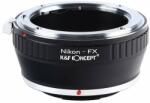 K&F Concept Adaptor montura K&F Concept NIK-FX II de la Nikon la Fujifilm FX KF06.364