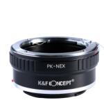 K&F Concept Adaptor montura K&F Concept PK-NEX de la Pentax K la Sony E-Mount (NEX) KF06.075