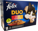FELIX Fantastic Duo hrană pentru pisici la pliculeț - Selecție de casă în aspic - Multipack (14 carton = 14 x 12 x 85 g) 14280 g