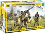 Zvezda Soviet DSHK with Crew WWII 1: 35 makett figura (3609) (3609)
