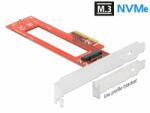 Delock PCI Express x4-kártya - 1 x M. 3 / NF1 nyílás - alacsony profilú formatényező (90401) - dstore