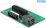 Delock Adapter SFF-8643 > PCIe x4 rögzítőlemezzel (62788) - dstore
