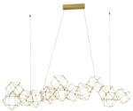 Nova Luce Candelabru NEBULA Gold Metal LED 67.2 W, 4704Lm, 3000K, IP20, L: 137x54Hx120 cm (55711-)