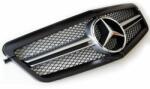  Mercedes Benz W212 2009-2013 matt fekete - króm hűtőrács facelift E63 AMG stílusban