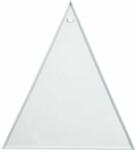  Dekorálható háromszög alakú üveglap - 1 db (függő dekoráció)
