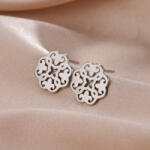 Napfény ékszer Csipkés szerencse ezüst fülbevaló