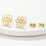 Napfény ékszer Élet virága arany fülbevaló