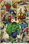 HUN Plakát Marvel Comic - Here Come The Heroes