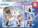 Educa - Puzzle 4v1 Frozen - ľadové kráľovstvo - 1 - 39 piese Puzzle