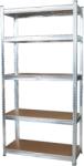 STANDard design Fémpolc 5 Fapolccal Horganyzott 180x90x30 Cm Teherbírás: 175 Kg/polc, összteherbírás: 875 Kg