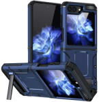 Techsuit Husa Husa pentru Samsung Galaxy Z Flip5 - Techsuit Hybrid Armor Kickstand - Blue (KF2314595) - vexio