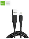 GOLF Cablu USB iPhone 5 / 6 / 7 Golf Flying Fish Fast Cable 3A NEGRU GC-64i (A0112776) - vexio