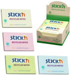 STICK N Stick' N 78x127mm újrahasznosított 100 lap 12tömb/cs jegyzettömb (21435)