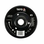 TOYA Disc circular raspel depresat 125x22.2mm, Nr 3, Yato