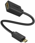 UGREEN 20134 Micro HDMI-HDMI adapter, 20 cm (fekete) (20134B) - wincity