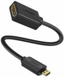 UGREEN 20134 Micro HDMI-HDMI adapter, 20 cm (fekete) (20134B)