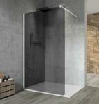 SAPHO VARIO WHITE Fix zuhanyfal, fali profillal, merőleges merevítő nélkül, füst üveg, 1100mm (GX1311GX1015) (GX1311GX1015)