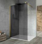 SAPHO VARIO GOLD Fix zuhanyfal, fali profillal, merőleges merevítő nélkül, füst üveg, 700mm (GX1370GX1016) (GX1370GX1016)