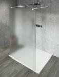 SAPHO VARIO WHITE Szabadon álló zuhanyfal merőleges merevítőkkel, matt üveg, 1100mm (GX1411GX2215) (GX1411GX2215)