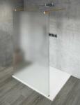 SAPHO VARIO GOLD MATT Szabadon álló zuhanyfal merőleges merevítőkkel, matt üveg, 1200mm (GX1412-02) (GX1412-02)