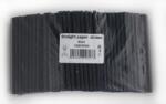  Papír szívószál fekete egyenes rövid 250db/cs 150x7mm - ginshop