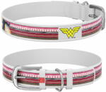 WAU DOG Bőrnyakörv Wonderwoman DC COMICS fehér 37-48 cm, szélesség: 25 mm fehér