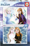Educa - Puzzle 2x20 Înghețat: Ľadové kráľovstvo - 40 - 99 piese Puzzle
