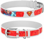 WAU DOG Bőrnyakörv Superman DC COMICS fehér 18-24 cm, szélesség: 9 mm fehér
