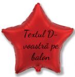 Personal Balon din folie cu text - Stea Roșie 45 cm