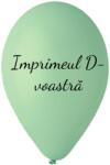 Personal Balon cu text - verde mentă 26 cm
