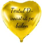 Personal Balon din folie cu text - Inimă aurie 61 cm