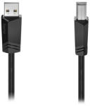  Nyomtató kábel HAMA USB-A/USB-B 1, 5m fekete