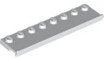 LEGO® 30586c1 - LEGO fehér lap 2 x 8 méretű, hosszanti sínnel (30586c1)