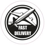  Abtibild "FAST DELIVERY" Cod: TAG 002 / T4 Automotive TrustedCars