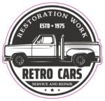  Abtibild "RETRO CARS" Cod: TAG 021 / T2 Automotive TrustedCars