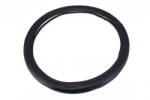  Husa volan din imitatie piele marime M culoare negru cusatura rosie Cod: FX62 Automotive TrustedCars