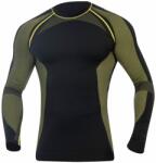 Ardon Varrás nélküli férfi hosszú ujjú funkcionális felső AKREC - Fekete / sárga | XL (H6155/XL)