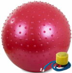  Verk gimnasztikai labda pumpával 65 cm piros