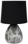 Lucide Marmo fekete-fehér asztali lámpa (LUC-47508/81/30) E14 1 izzós IP20 (47508/81/30)