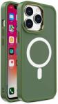  Carcasa Armored Magnetic MagSafe compatibila cu iPhone 15 Plus Green (9145576280102)