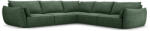 Micadoni Coltar Kaelle cu tapiterie din tesatura structurala, verde inchis (ColtarKaellel3set11)