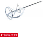 FESTA 35092 keverőszár ellentétes lapátiránnyal (festék, hígabb anyagok), Ø 140 mm, 600 mm, M14 (35092)
