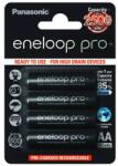 Panasonic Акумулаторни батерии Eneloop PRO BK-3HCDE/4B, AA, 2500mAh, NiMH, 4бр (BK-3HCDE/4B)