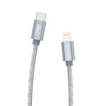 Dudao L5Pro USB-C - Lightning kábelPD 45W 1m szürke