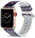 XPRO Apple Watch bőr szíj F17 42mm / 44mm / 45mm mintás (121943)