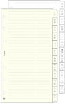  Gyűrűs kalendárium betét SATURNUS S315 telefonregiszter sárga lapos