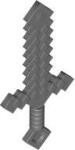 LEGO® 18787c85 - LEGO sötétszürke Minecraft minifigura pixeles kard (18787c85)