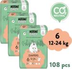 Muumi Baby Diapers 6 Junior 12-24 kg 108 db